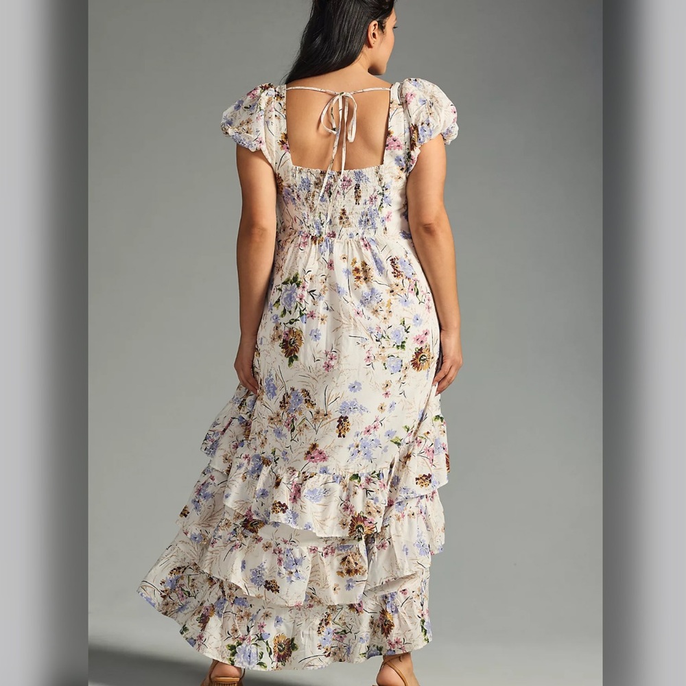 🌸BEAUTIFUL FLORAL CAP SLEEVE DRESS - Picture 7 of 11
